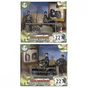 Игровой набор - WP. Патруль, 1:18, 2 фигурки, 2 вида (World Peacekeepers, MC77019)