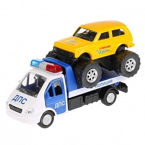 Эвакуатор ГАЗ Газель 12 см и Лада 7,5 см 4х4 (Технопарк, SB-16-42-T5-WB)