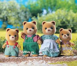 Sylvanian Families - Семья Мармеладных Медведей (Sylvanian Families, 3112st) - миниатюра