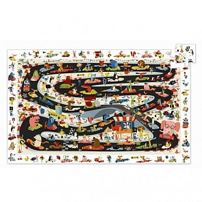 Пазл на наблюдательность – Ралли, 54 детали (Djeco, 07564)