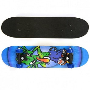 Скейтборд Ufo размер 60 х 15 см, пластиковые колеса (3106-2sim)