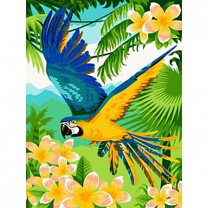 Рисование по номерам на холсте – Тропикана, 40 х 50 (Фабрика Творчества, S007)