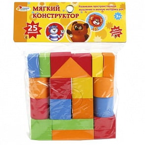 Мягкий конструктор из серии Союзмультфильм, 25 деталей (Играем Вместе, B1589689-Rsim)