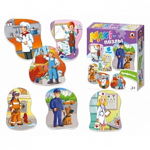 Maxi-пазлы - Профессии (Русский стиль, 02553)