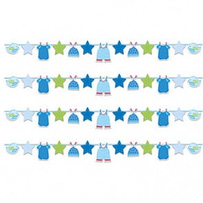 Гирлянда для мальчика - С Рождением Малыш, 3 метра (Procos, 1505-1219)