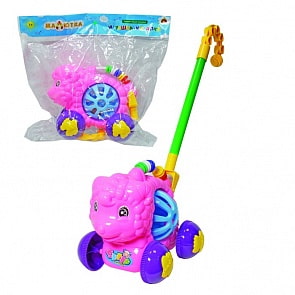 Каталка из серии Веселые животные, пакет, 35 x 16 x 38 см. (Тилибом, Т80596)