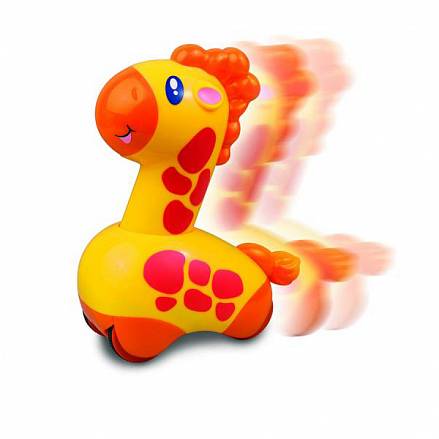 Игрушка из серии Нажми и поедет - Жираф 