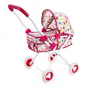 Коляска люлька - Фантазия, малиновая (Mary Poppins, 67322) (ассортимент)