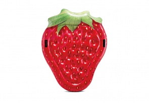 Надувной плот – Клубника, 168 х 124 см (Intex, с58781)