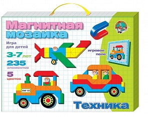 Магнитная мозаика серии Техника (Десятое Королевство, 01510ДК)