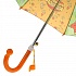 Детский зонт Оранжевая корова 45 см со свистком  - миниатюра №4