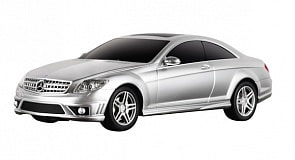 Радиоуправляемая машинка Mercedes CL63 AMG, 3 цвета, масштаб 1:43 (Rastar, 34100)