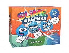 Набор для опытов и экспериментов из серии Юный Химик - Слайм фабрика Мята (Висма, 511пл)