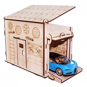 Игровой набор серии - Я конструктор - Гаражный бокс, конструктор (Paremo, PRT620-05)