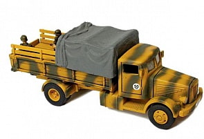 Коллекционная модель - Грузовик Bussing-NAG Type 4500A 1944, Германия,  1:72 (Unimax,  85061_md)