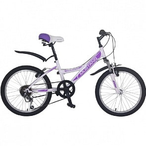 Подростковый велосипед – Mustang Avalanche, колеса 20", хардтейл, 6 скоростей, белый (Mustang, ST20075-AV)