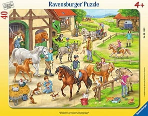 Пазл - На конном дворе, 40 детали (Ravensburger, 06164)