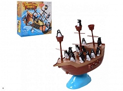 Настольная игра-баланс - Пиратская лодка (Junfa Toys, 1240-2) - миниатюра