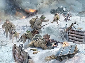 Модель сборная -  Истребители танков с собаками (Звезда, 3611з)