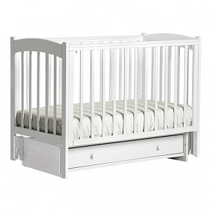 Кровать маятниковая продольная КУБАНОЧКА БИ 39.3 Кубаночка-3 (белый)