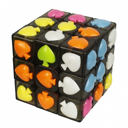 Головоломка Куб с мастями, 3 х 3 см. 