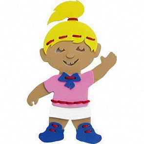 Конструктор мягкий: Девочка Шнуровка (Фантазёр, 103004)