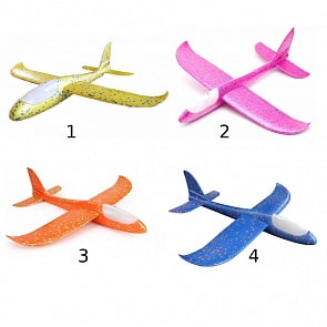 Планер – самолет из пенопласта, 48 см, светящаяся кабина (HTFA48lc)