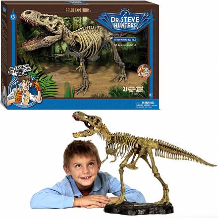 Набор из серии Dr.Steve Hunters - Палеоэкспедиция в поисках скелета Тираннозавра, 21 деталь 