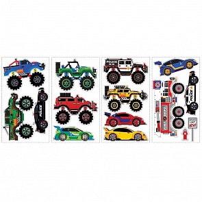 Наклейки для декора - Транспорт 2 (Roommates, SPD0004SCSk)