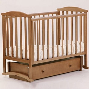 Кровать детская Лель АБ 15 Лютик маятник универсальный, натуральный бук (Лель, LIEL-АБ 15_натуральный бук)