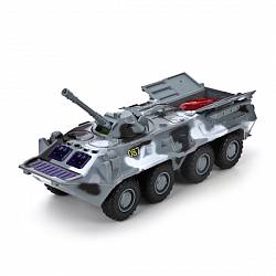 Инерционная модель БТР, свет, звук (Технопарк, X600-H11013-R) - миниатюра