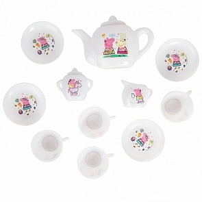 Набор посуды - Чаепитие с Пеппой, 12 предметов (Росмэн, 34523ros)
