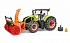 Трактор Claas Axion 950 c цепями и снегоочистителем  - миниатюра №1
