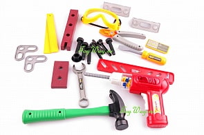 Набор инструментов с дрелью "Помогаю Папе" (Rinzo, PT-00004)