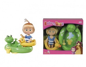 Маша с бассейном с функцией брызг, кругом и аксессуарами (Simba, 9301698)