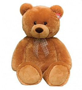  Медведь коричневый сидячий 80 см (AURORA, 615-89)
