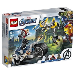 Конструктор Lego Super Heroes Мстители: Атака на спортбайке (Lego, 76142-L) - миниатюра