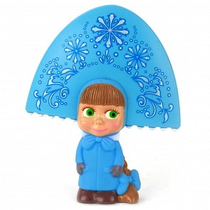 Фигурка для ванной Маша-Снегурочка в сетке (Играем вместе, 34R)