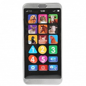 Музыкальный телефон, 50 фактов и вопросов о животных, 28 стихов и загадок, 10 песен из м/ф и потешек (Умка, HX2501-R27)