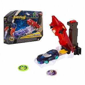 Игровой набор Дикие Скричеры - Скричер-катапульта красная и машинка (TM Screechers Wild, 36573ros)