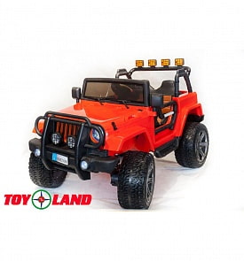 Электромобиль Jeep WHE 1688 4Х4 красного цвета (ToyLand, WHE1688_красный) Электромобиль Jeep WHE 1688 4Х4 красного цвета (ToyLand, WHE1688_красный)