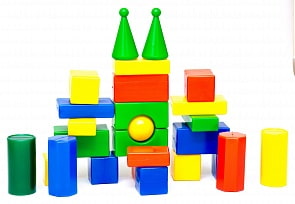 Строительный набор - Стена-смайл, 27 элементов (Строим вместе счастливое детство, 5182)