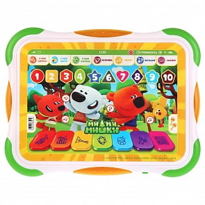 Сенсорный планшет Ми-Ми-Мишки 9 режимов, учим цифры/формы/цвета, 10 загадок (Умка, B1724082-R5)