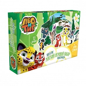 Игровой набор EVA из серии Лео и Тиг: 7 героев мультсериала и 27 элементов (Gulliver, LTE016A)