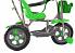 Л001 3-х колесный велосипед Galaxy - Лучик с капюшоном зеленый  - миниатюра №6