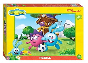 Пазл – Смешарики, 160 деталей (Step Puzzle, 94057)