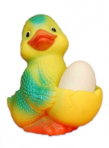 Фигурка - Утка-мама №2 с яйцом, пвх (Огонек, ОГ869)