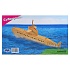 Модель деревянная сборная - Водный транспорт – Субмарина, 4 пластины  - миниатюра №1