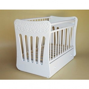 Кроватка детская - Розали, белый (Островок Уюта, 00-0008610 белый)