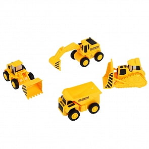 Набор Стройка 9 см подвижные детали инерционный пластиковый (Технопарк, ZY874696-R)